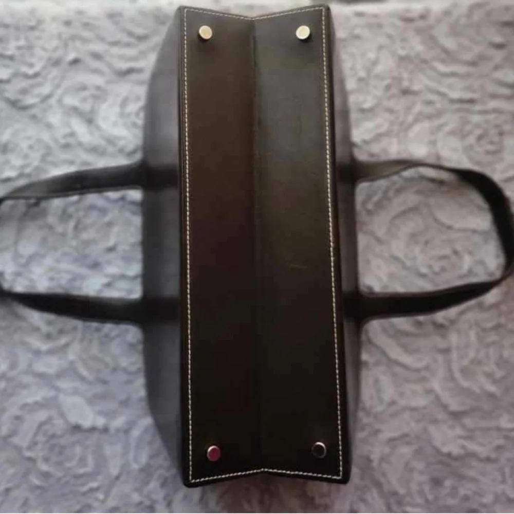 RALPH LAUREN BLACK LABEL vintage  dome top satchel/pinch-lock top closure - Picture 4 of 7